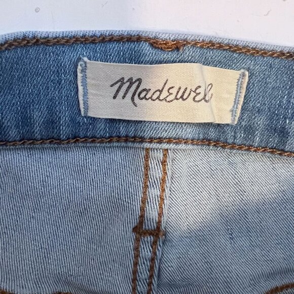 Madewell 10” High Rise Skinny Jeans Size 28Mickleton Light Wash M5327 - Picture 5 of 13